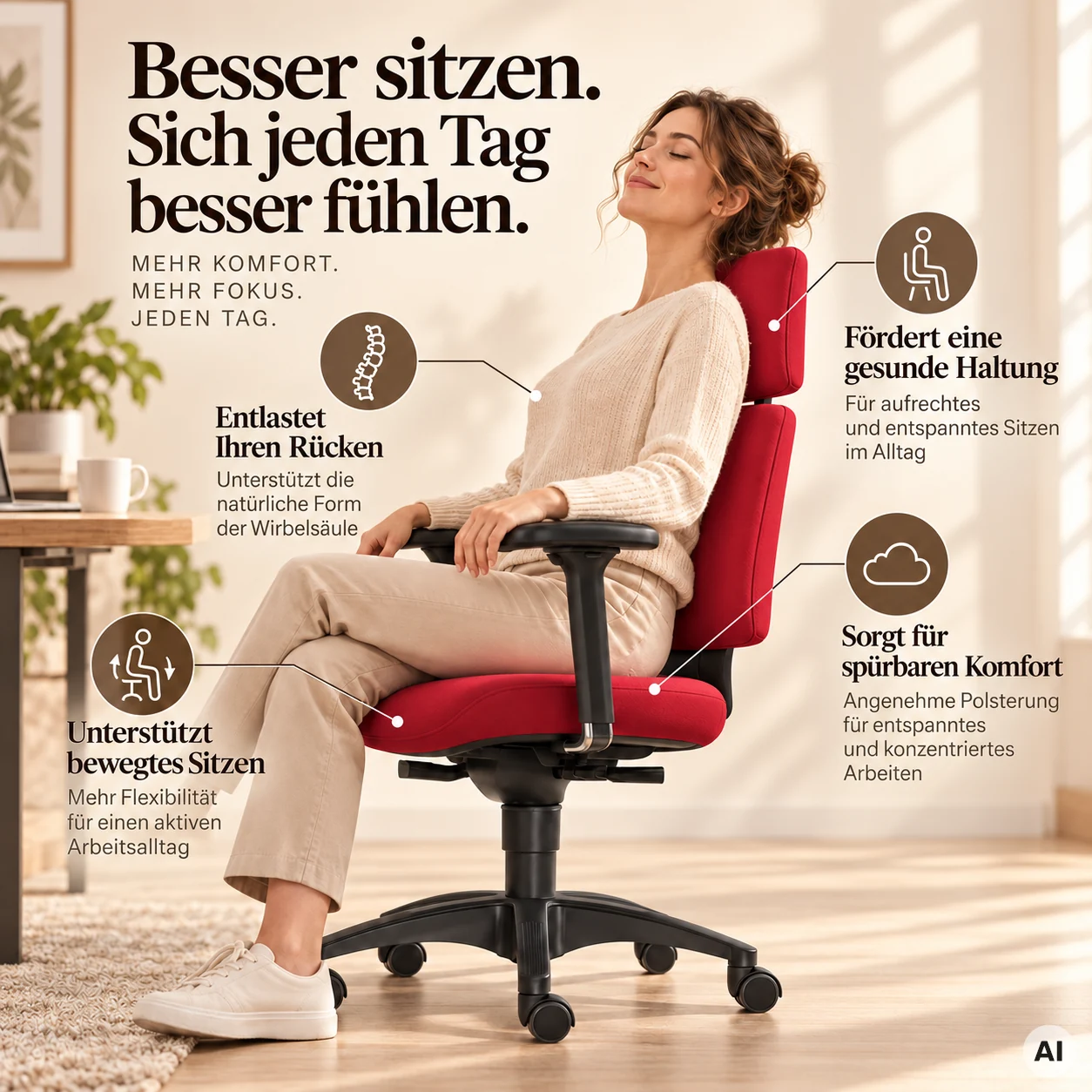 Water M - Feng Shui Bürostuhl