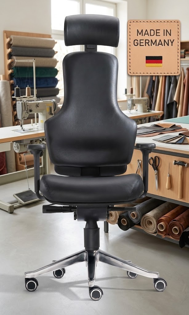 Ortholetic Balance L mit Kopfstütze - Ortho-Bürostuhl