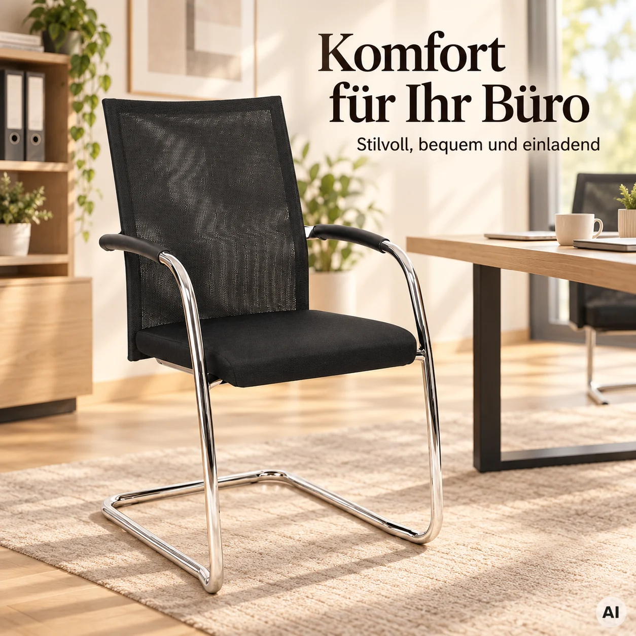 Ergo Net ME 1 - Freischwinger mit Netzrücken