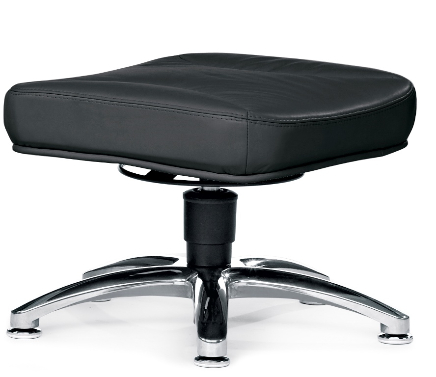 Hocker in Stoff / Leder