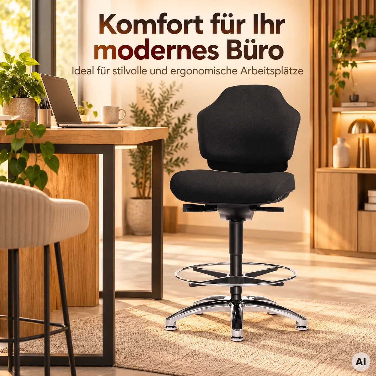 Earth H - Feng Shui Hoch- & Counterstuhl