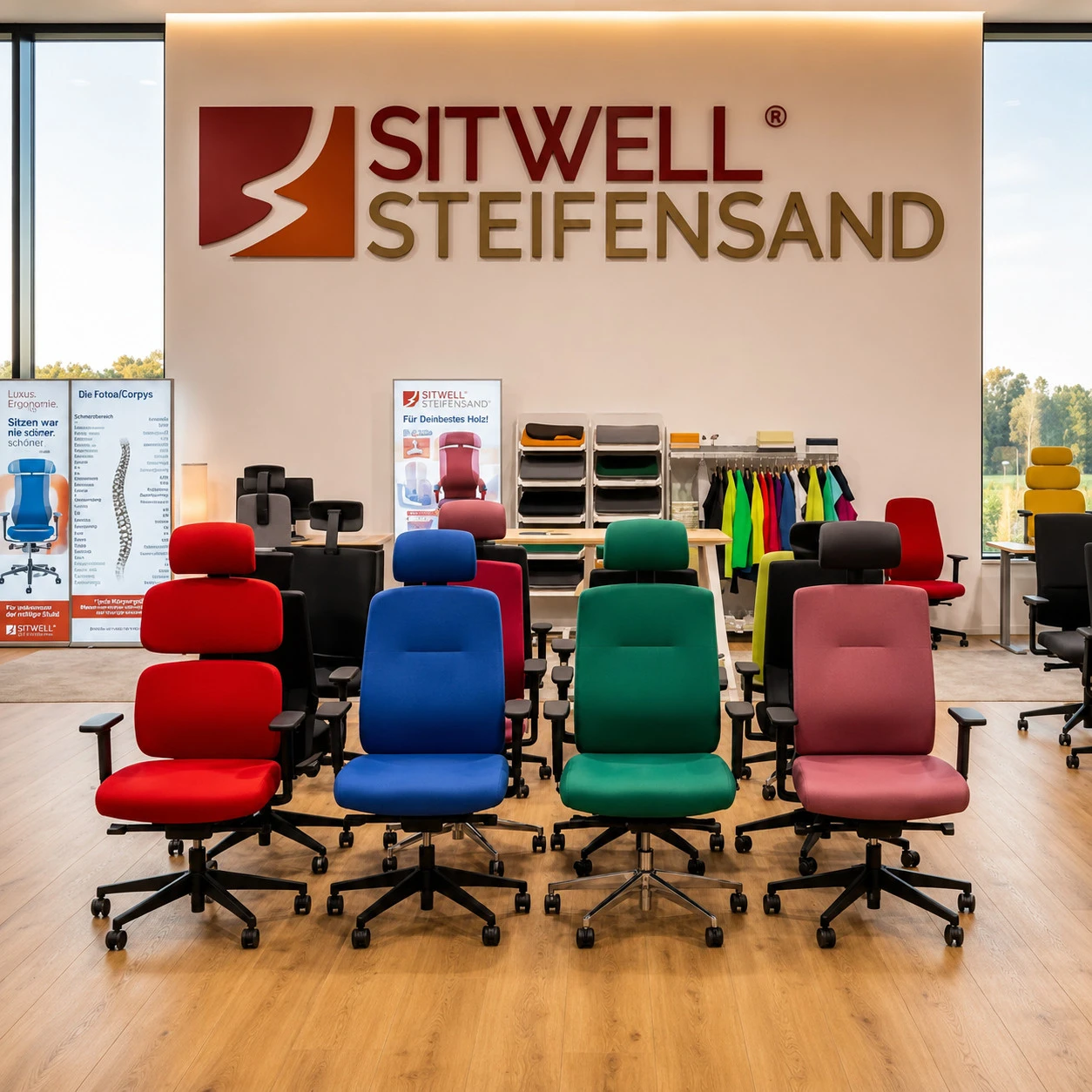 Bürostuhl Showroom von SITWELL STEIFENSAND
