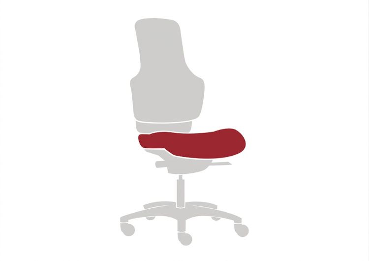 SITWELL Bürostuhl Illustration von einem Sitz